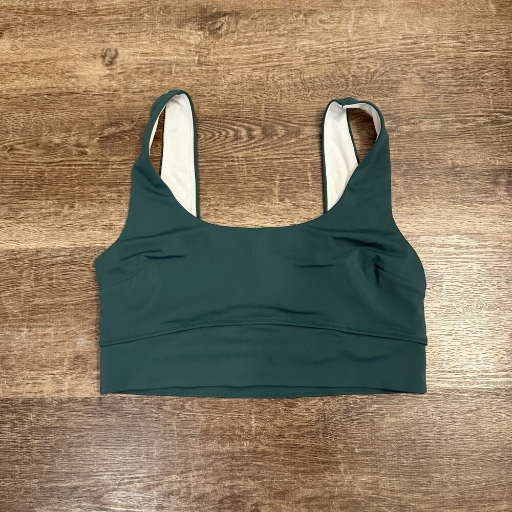 UpWest Women's Scoop Neck Bikini Top, Dark Teal, Size Large